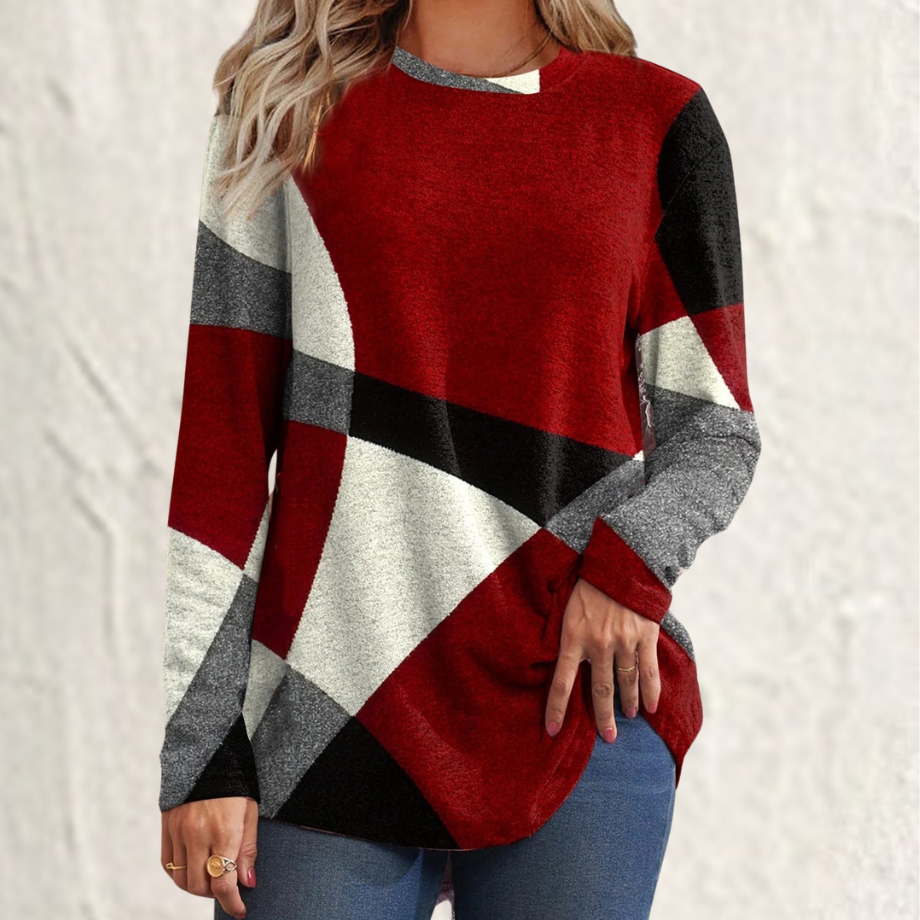 Kathy - Color Block Sweater