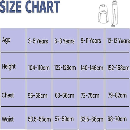 Kids Winter Thermal Underwear Set Boys Warm Long Sleeve Top and Pants Cosy Insulating Base Layer Sizes 3-13 Charcoal Black by Heatwave Thermalwear