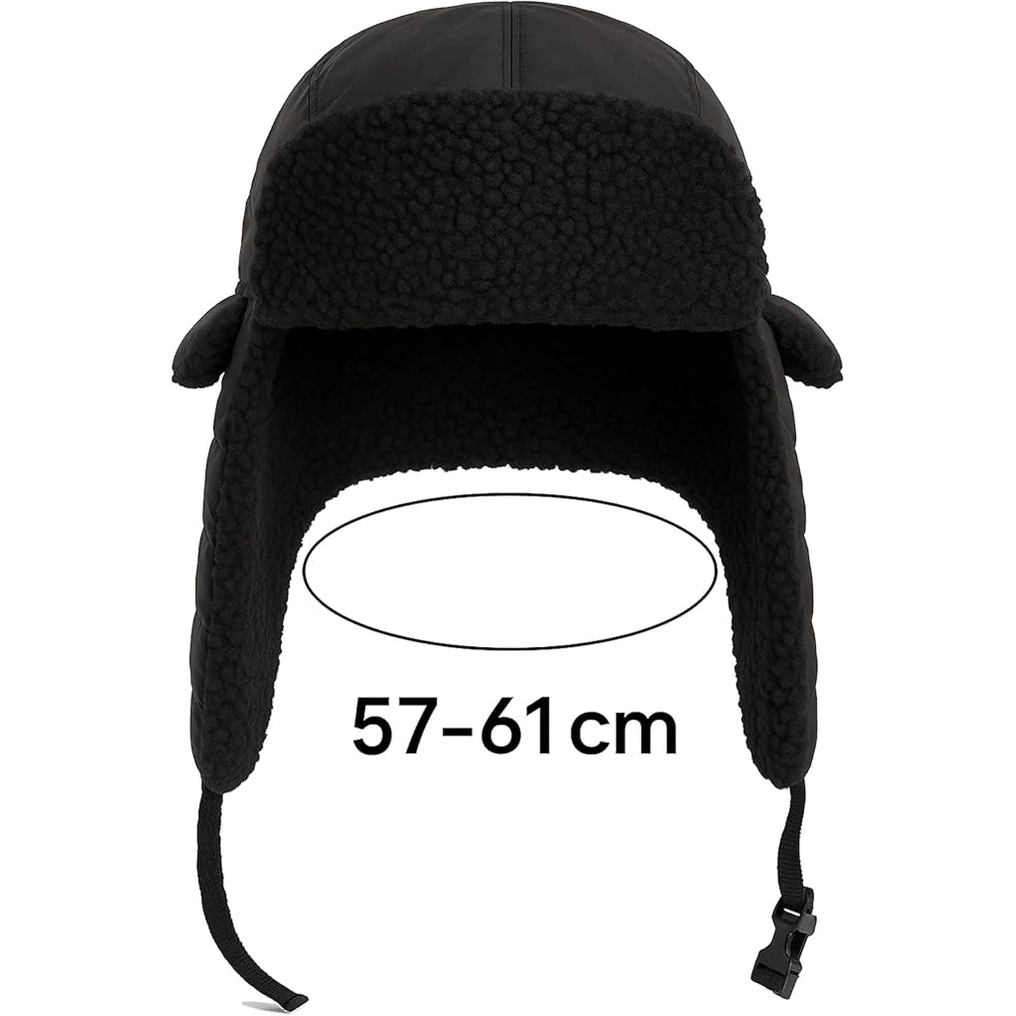 Mens Ribbed Waterproof Trapper Hat with 3M Thinsulate Fleece Lining for Winter Warmth and Cold Weather Protection by Heatwave Thermalwear