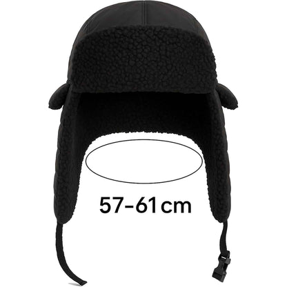 Mens Ribbed Waterproof Trapper Hat with 3M Thinsulate Fleece Lining for Winter Warmth and Cold Weather Protection by Heatwave Thermalwear