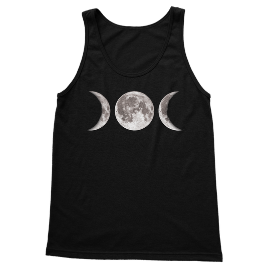 Triple Goddess Ladies Vest Top | Sleeveless Moon Phase Tank