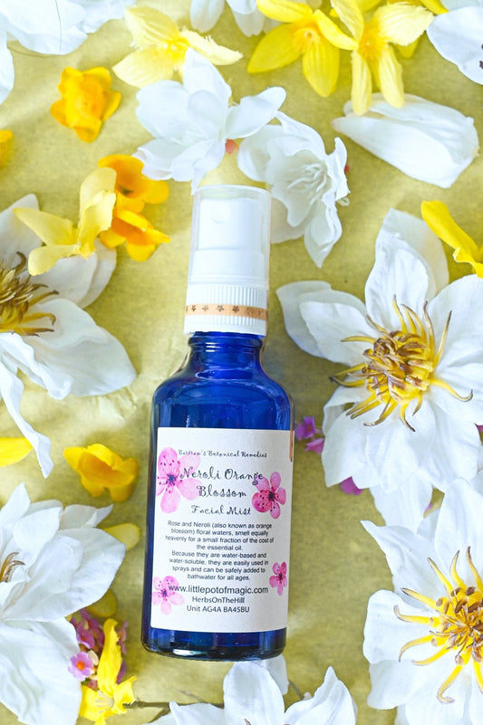 Neroli Orange Blossom Facial Mist 50ml - A refreshing kiss of nature—hydrate, soothe, and glow with every spritz.