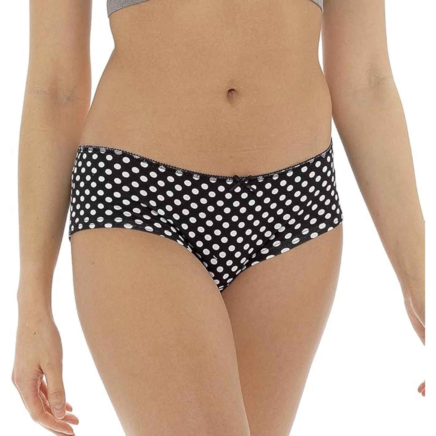 Pack of 10 Womens Cotton Briefs Comfortable Underwear Shorts with Stretch Waistband Assorted Styles Breathable Cotton Blend UK Sizes 12-18 by Daisy Dreamer