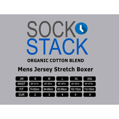 Pack of 5 Men's Cotton Boxer Shorts Button Fly Breathable Stretchy Classic Trunks Premium Comfort Everyday Wear Gym Sports Sock Stack