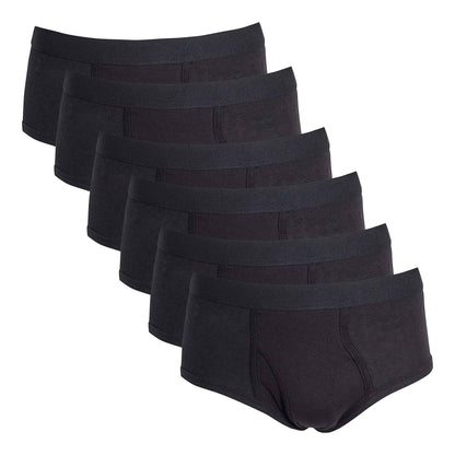 Pack of 6 Mens Cotton Briefs Soft Waistband Breathable Durable Underwear Comfortable All Day Wear MB05/06 by Sock Stack