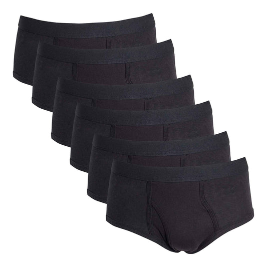 Pack of 6 Mens Cotton Briefs Soft Waistband Breathable Durable Underwear Comfortable All Day Wear MB05/06 by Sock Stack