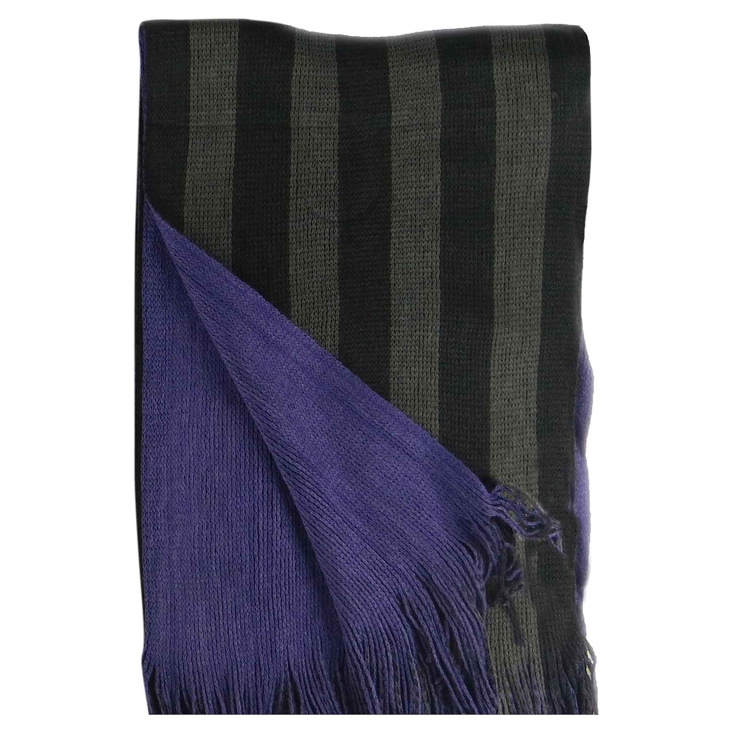 Reversible Stripe Design Men's Scarves Soft Woven Acrylic Fabric Winter Accessory Stylish for Casual and Formal Outfits 3 Colour Options Sock Stack