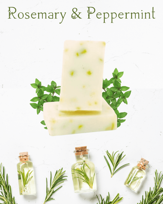 Rosemary & Peppermint Soap 100g– Herbal Refreshment – Rosemary & Peppermint Clarity