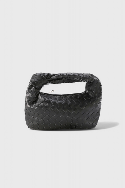 Sage Mini Woven Satchel Bag