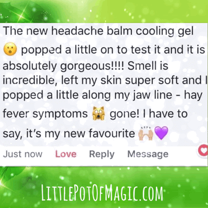 Temple Balm  Cooling Gel 18g - Instant Clarity, Lasting Refreshment