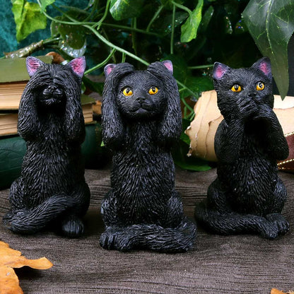 Nemesis Now Three Wise Felines 8.5cm
