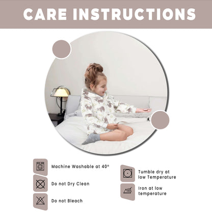 Unisex Safari and Sloth Hoodie Blanket for Infants 0-2 Years Ultra Soft Cozy Wearable Blanket with Spacious Pocket for Boys and Girls by Daisy Dreamer