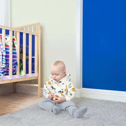 Unisex Safari and Sloth Hoodie Blanket for Infants 0-2 Years Ultra Soft Cozy Wearable Blanket with Spacious Pocket for Boys and Girls by Daisy Dreamer