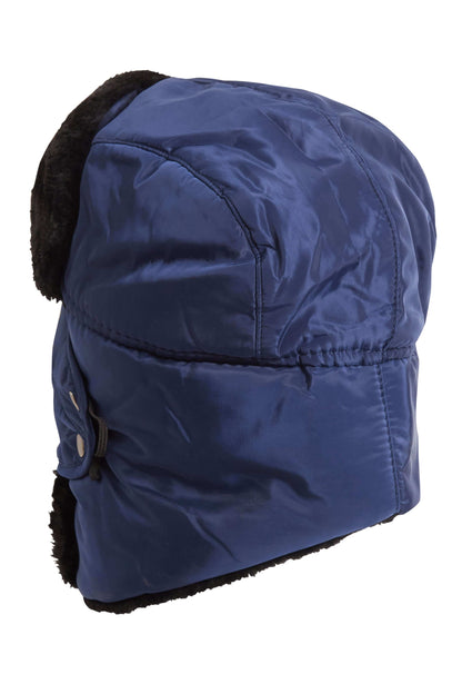 Versatile Winter Trapper Hat with Removable Face Cover Adjustable Ear Flaps Showerproof Fur Lined Ideal for Skiing Snowboarding Hiking by Heatwave Thermalwear