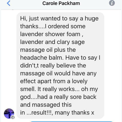 Wild Lavender & Clary Sage 150ml Bath & Massage Oil - Tranquility with a touch of clarity