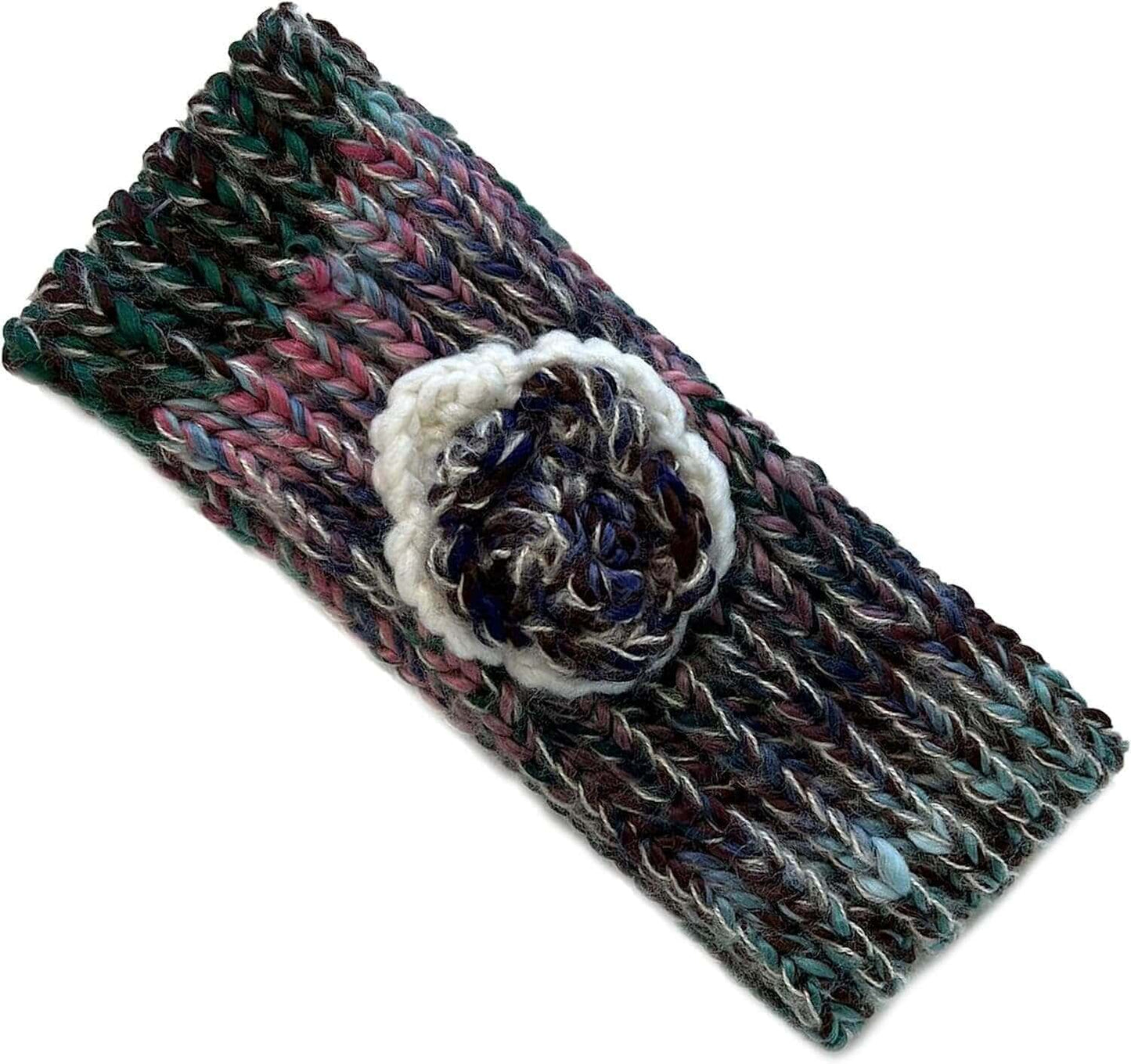 Women's Cozy Acrylic Knitted Headband and Hand Warmer Set Soft Winter Ski Fashion Accessory Warm Versatile Fit for Casual Outings and Cozy Nights by Daisy Dreamer