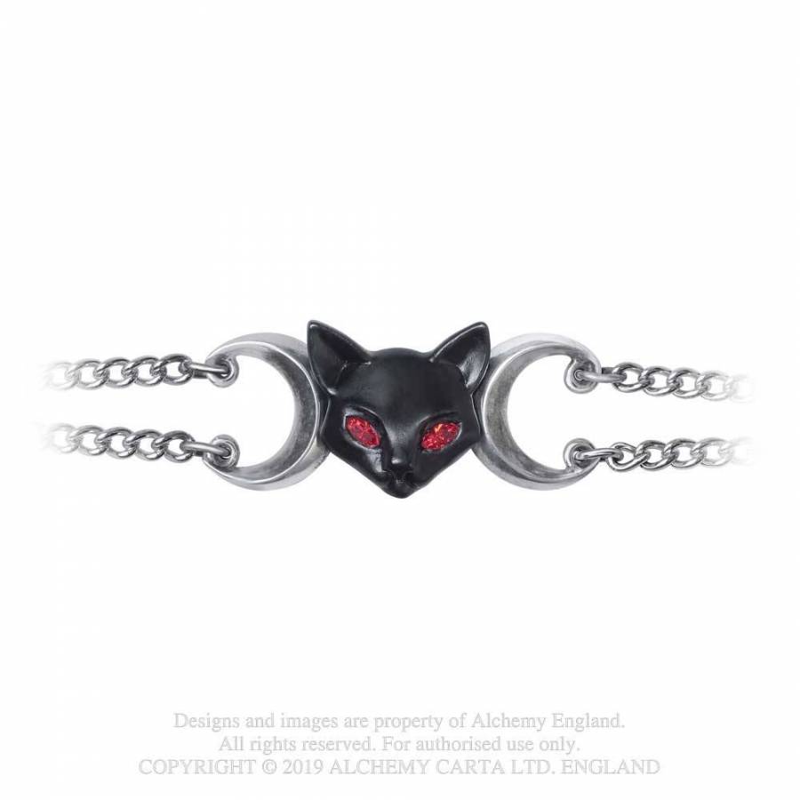 Alchemy Gothic Worshipping Bastet Bracelet
