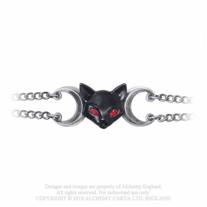 Alchemy Gothic Worshipping Bastet Bracelet