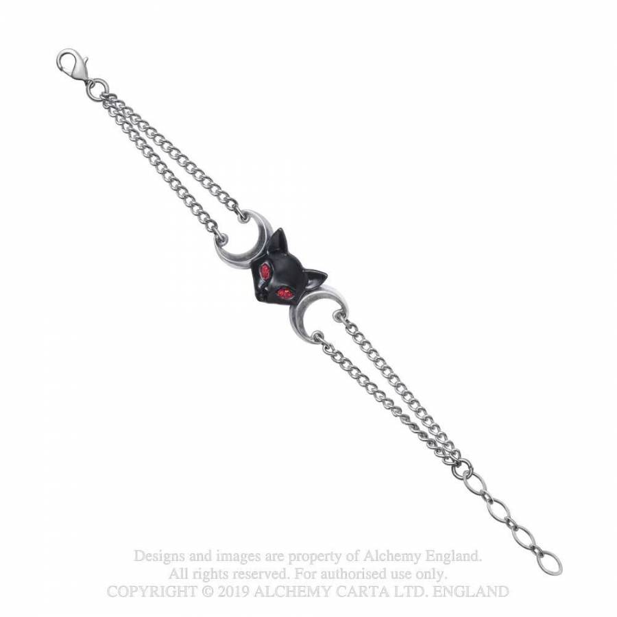 Alchemy Gothic Worshipping Bastet Bracelet